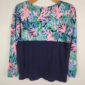 Colorful Patterned Long Sleeve Top